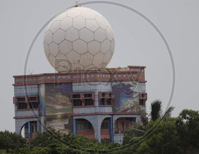 "Tamil Naduindia-15.03.2021:Eye Catching Ball Design Buildings In Pondicherry,Tamil Nadu"