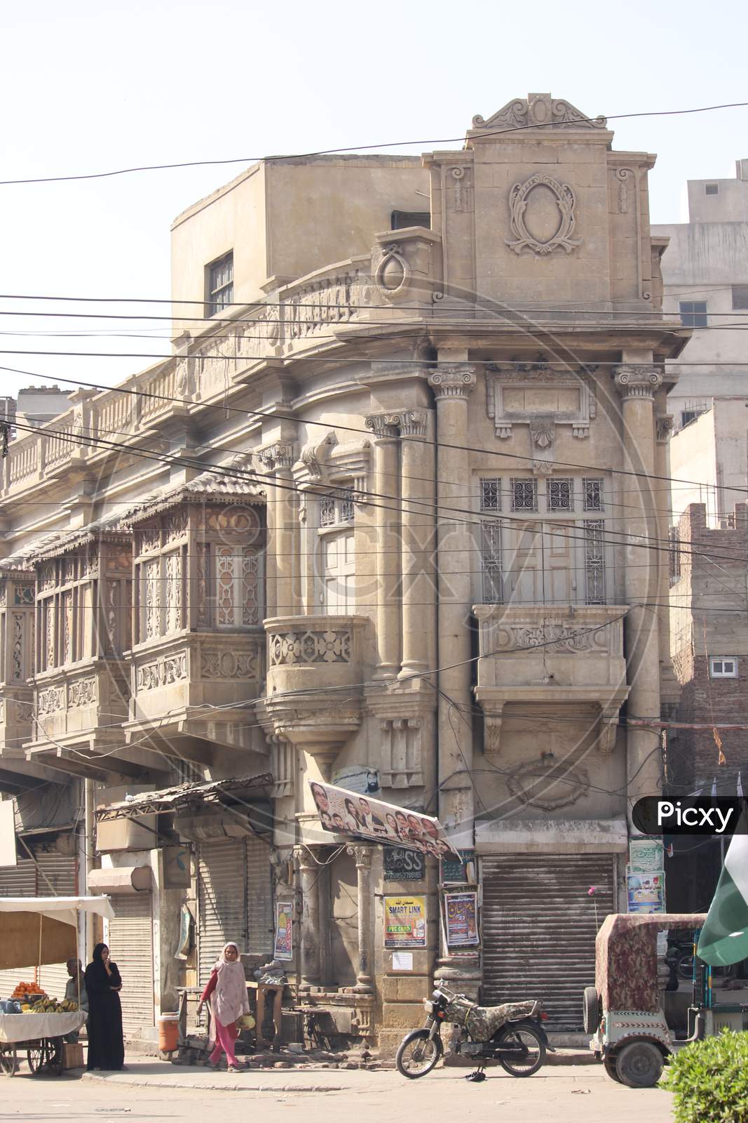 Old heritage buildings of hyderabad Sindh Pakistan