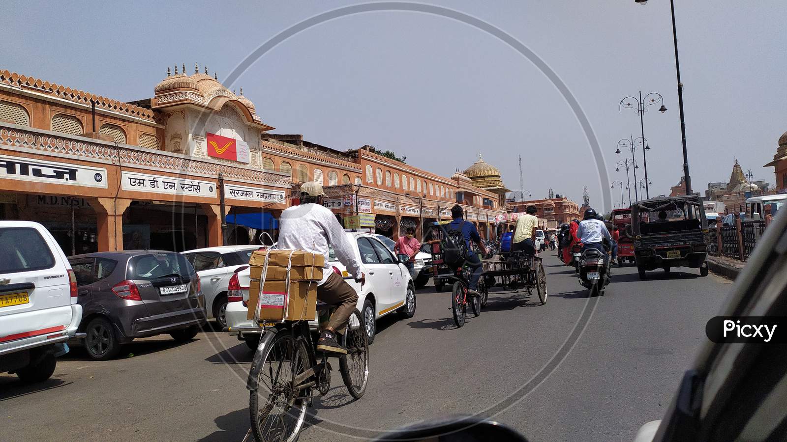 HD wallpaper: man wearing black jacket surround by stores, bazar, market,  local market | Wallpaper Flare