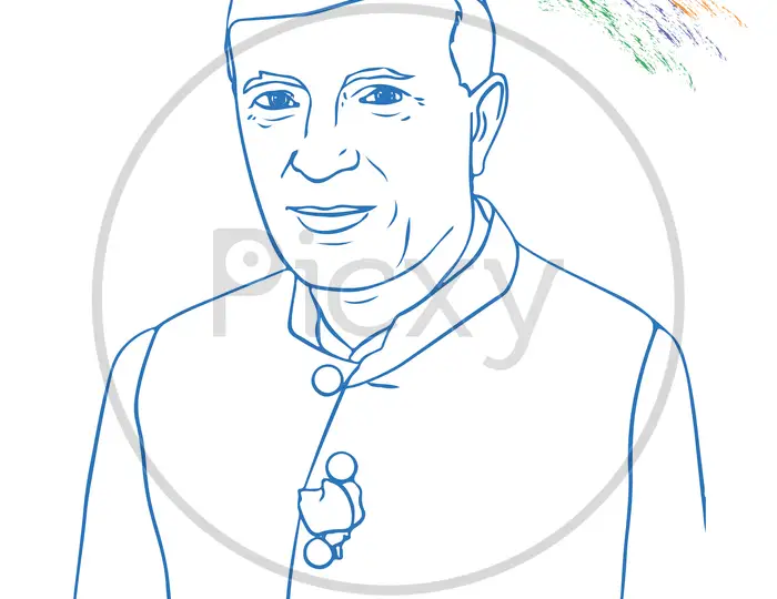 Jawaharlal Nehru by manish mansinh on Dribbble