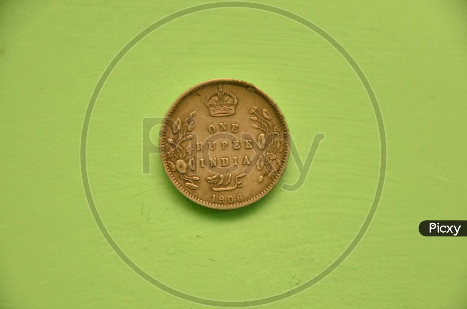 Old One 1Rupee India 1906