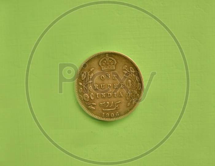 Old One Rupee India 1906