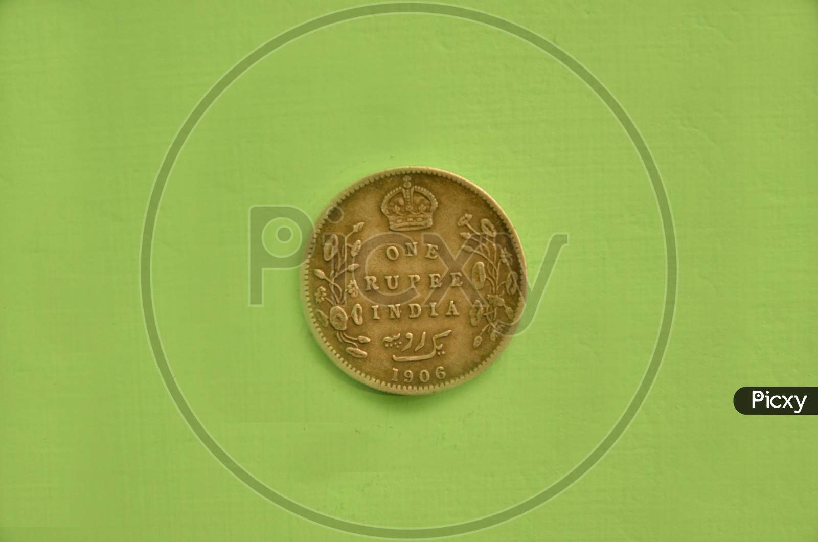 Old One Rupee India 1906
