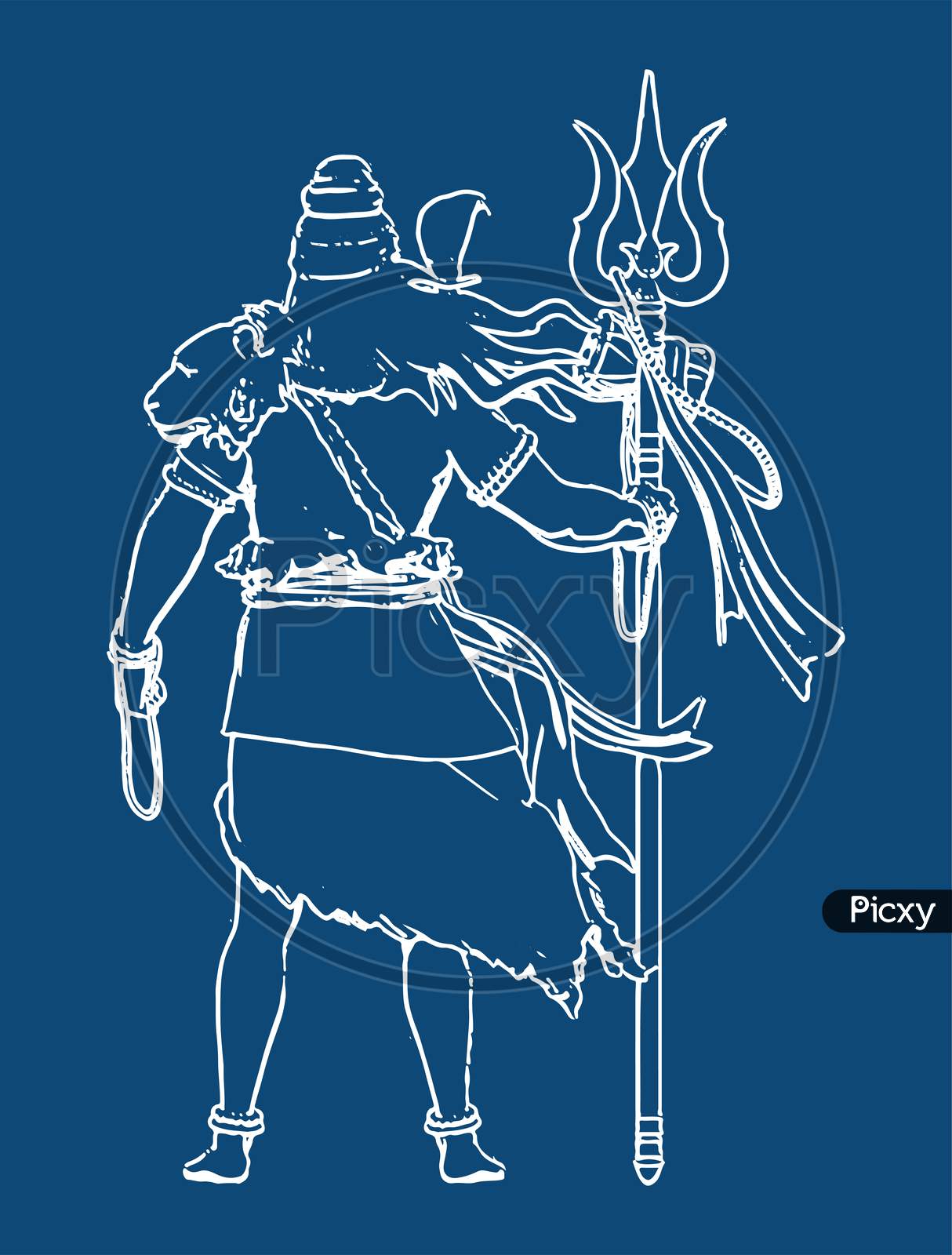 Lord Shiva Parvati Hindu Wedding Card Design Element Sketch Drawing Stock  Vector by ©manjunaths88@gmail.com 379179056