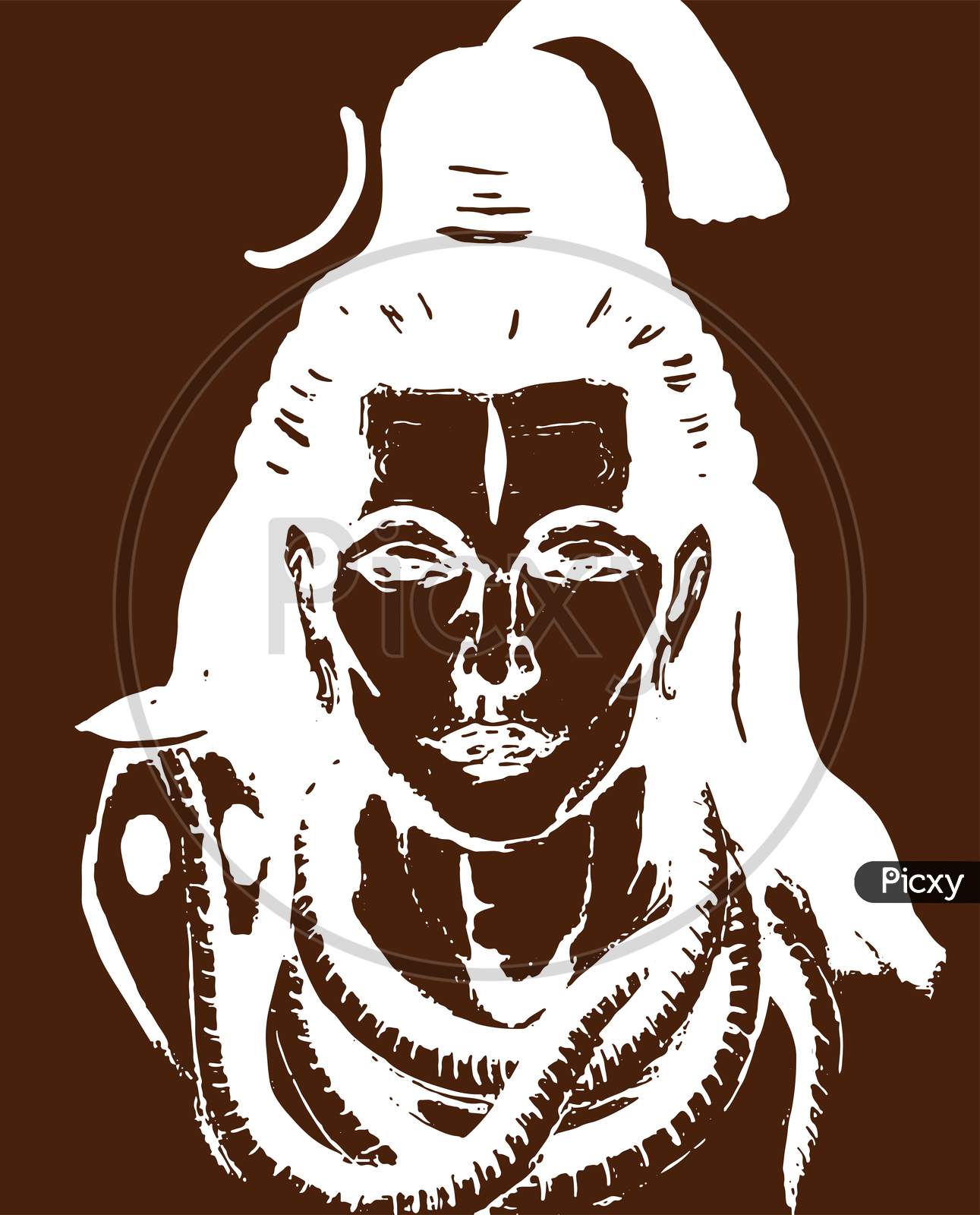 ArtStation - Sketch of Lord Shiva