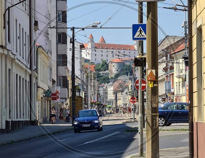 Bratislava Slovakia June 12 2021 A View From Capitalof Slovakia