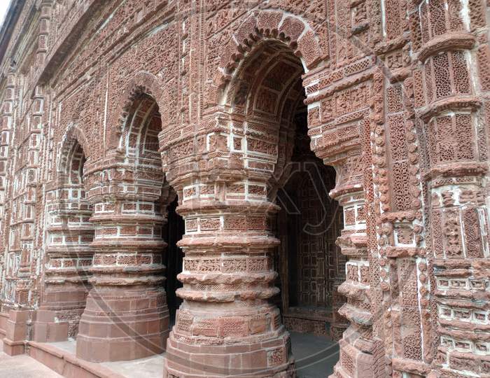 Terracotta temple at Bishnupur