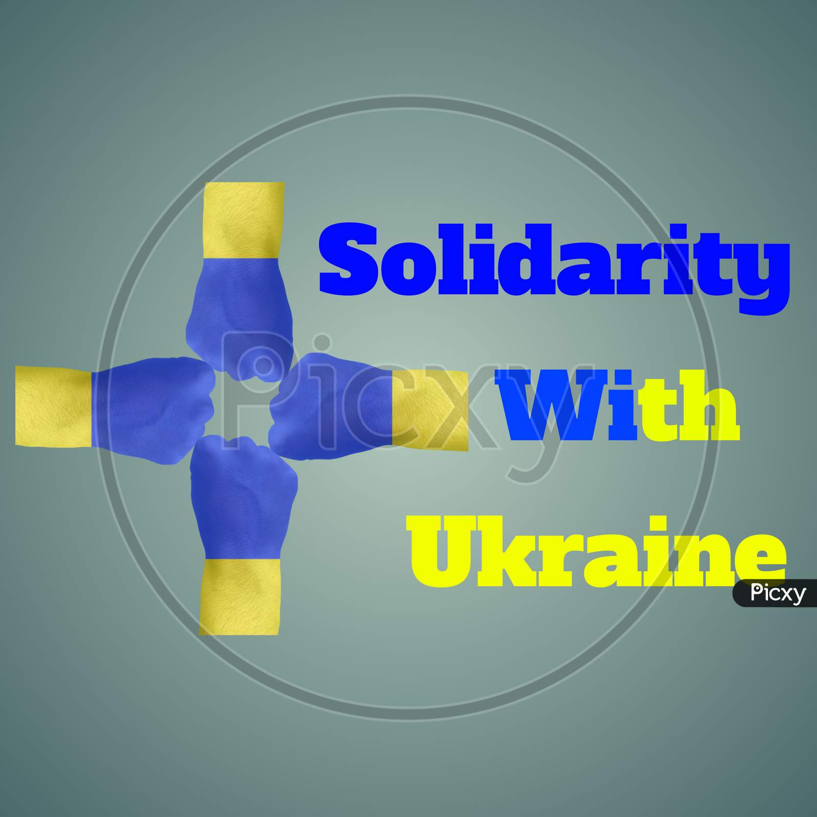 A Solidarity With Ukraine Illustration Photos Background