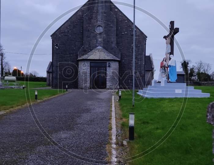 Roscommon Ireland January 23 2022 A Church In Ireland