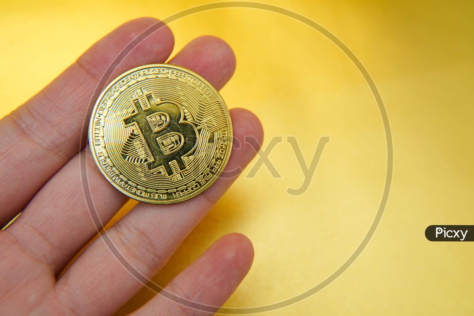 Image Of Bit Coin (Virtual Currency)