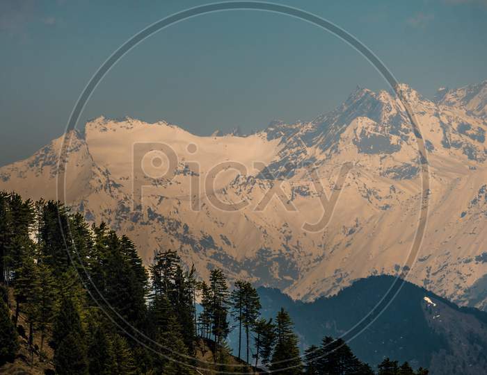 snow-capped Himalayas