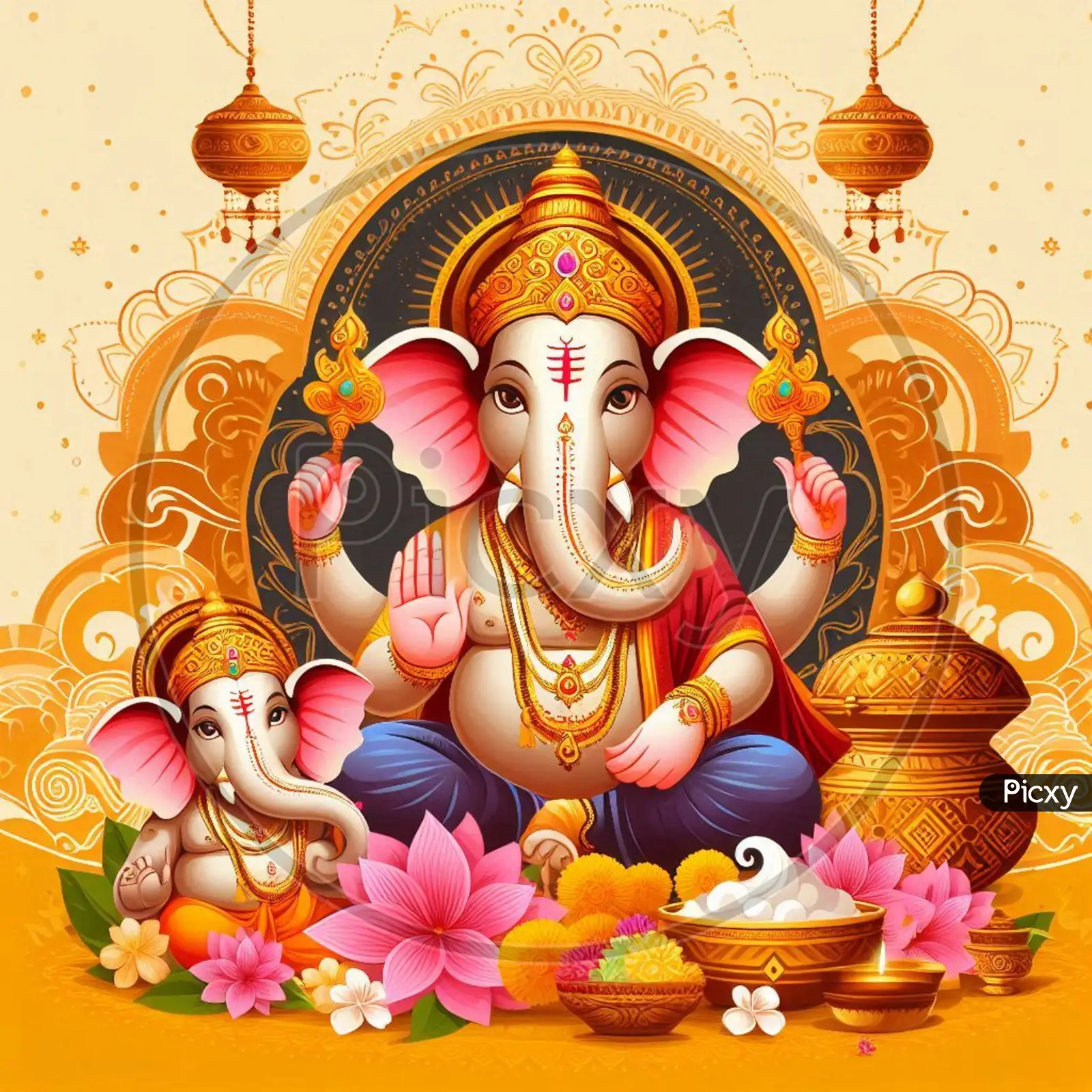 Ganesh in Bloom（ガネーシャ・イン・ブルーム） 9e19e55d7533931ba6f59c1926953c