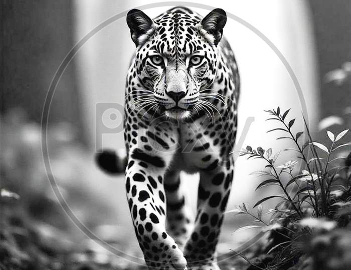 Image of Black panther cub-EB600455-Picxy