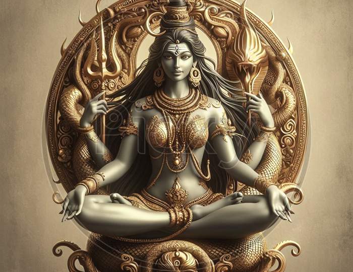 Divine Majesty: The Indian God, shiv sankar image